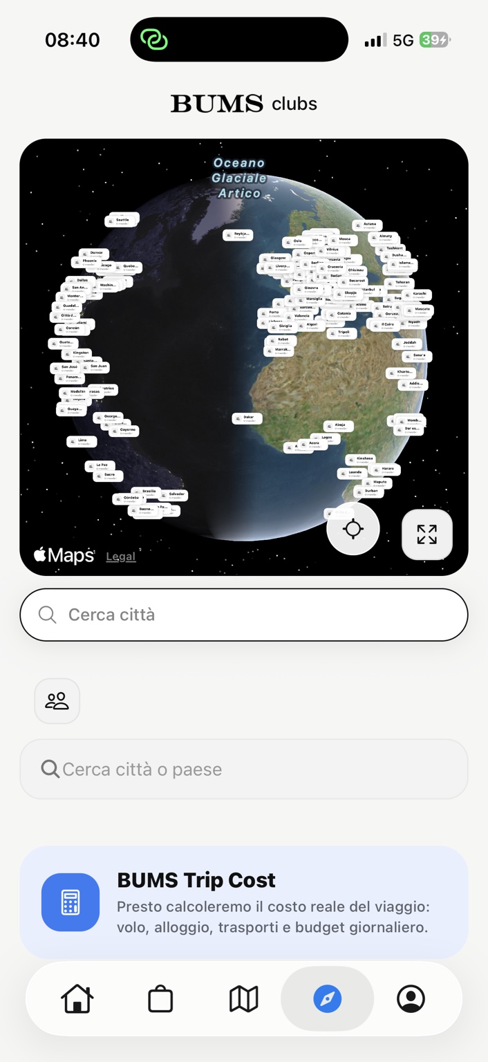 Explore e Club di BUMS